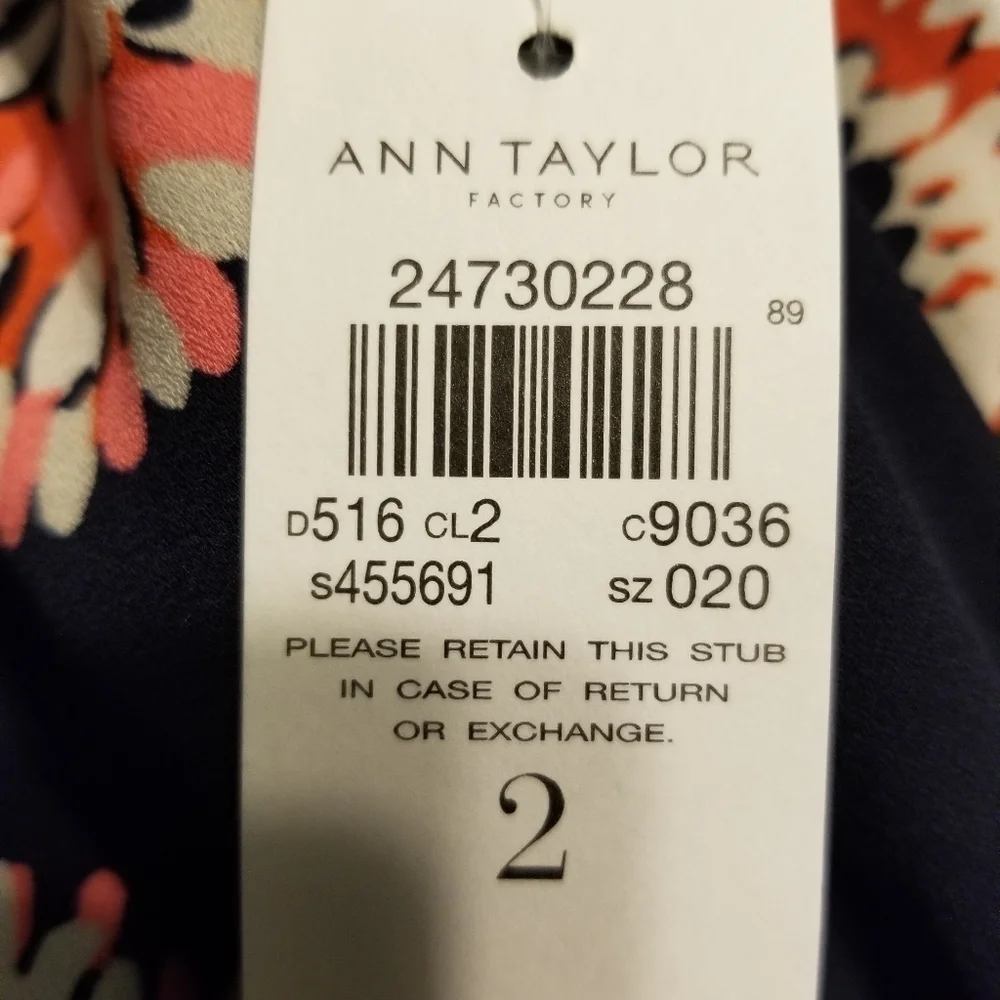 Ann Taylor Factory floral Midi Dress - Picture 6 of 8